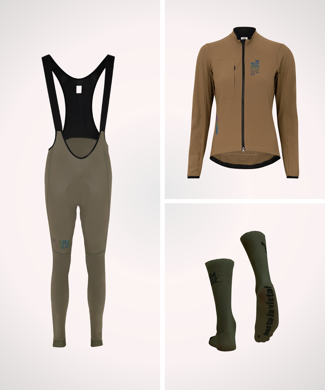 Womens Bundle: bibs de invierno + Chaqueta + Calcetines
