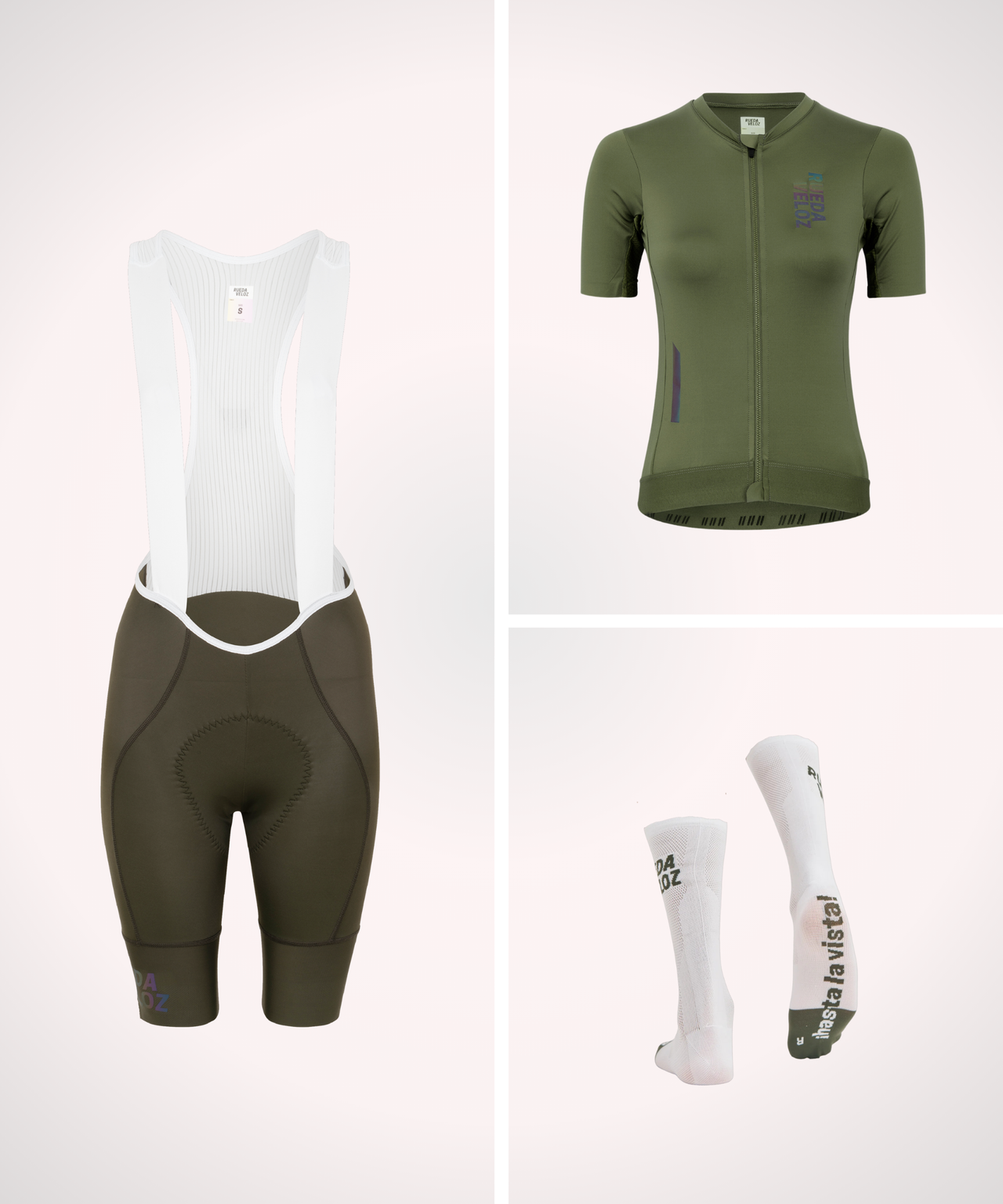 bundle para mujer: culotte + maillot de manga corta + calcetines